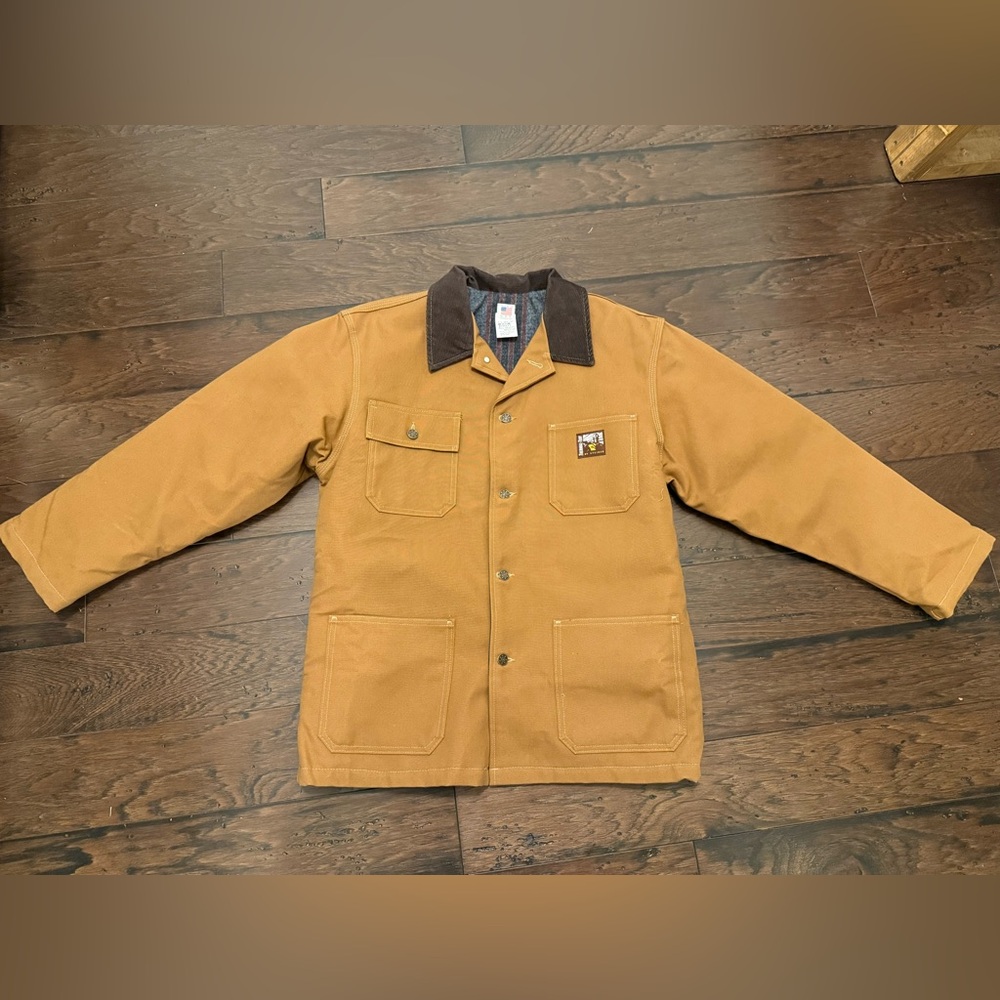 New Vintage Thermal-Tuff by Steiner Quilt Lined Work Jacket Coat USA Union Sz M
